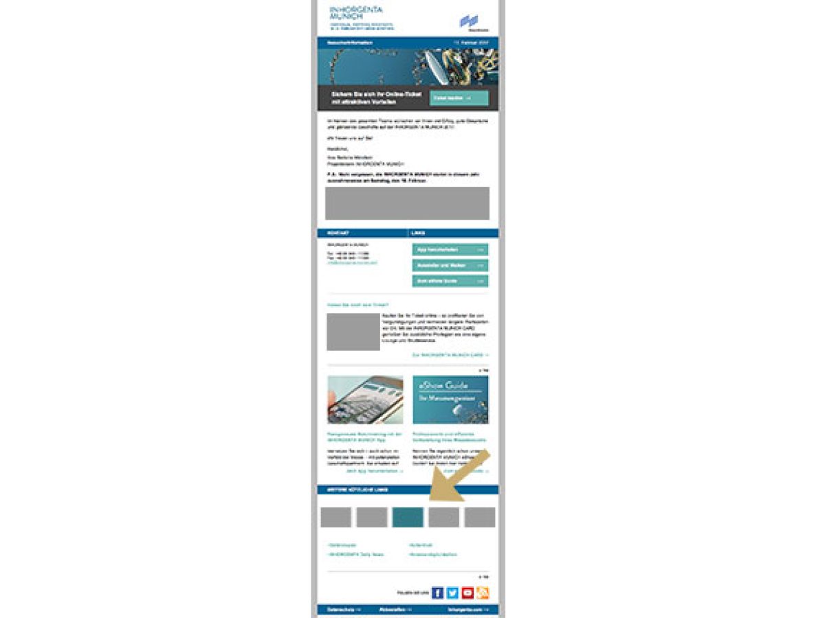 Quick Link im E-Mailing