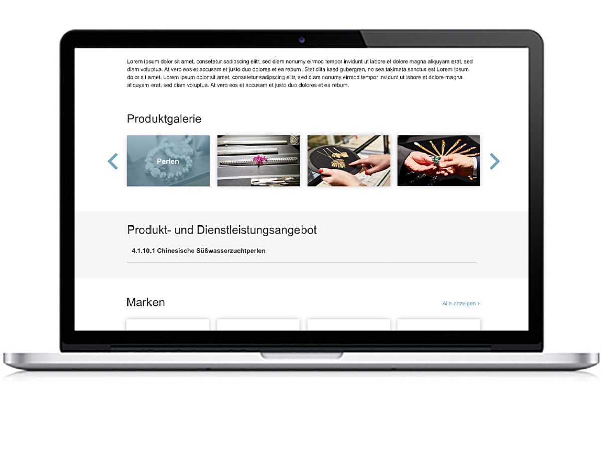 Produktpräsentation