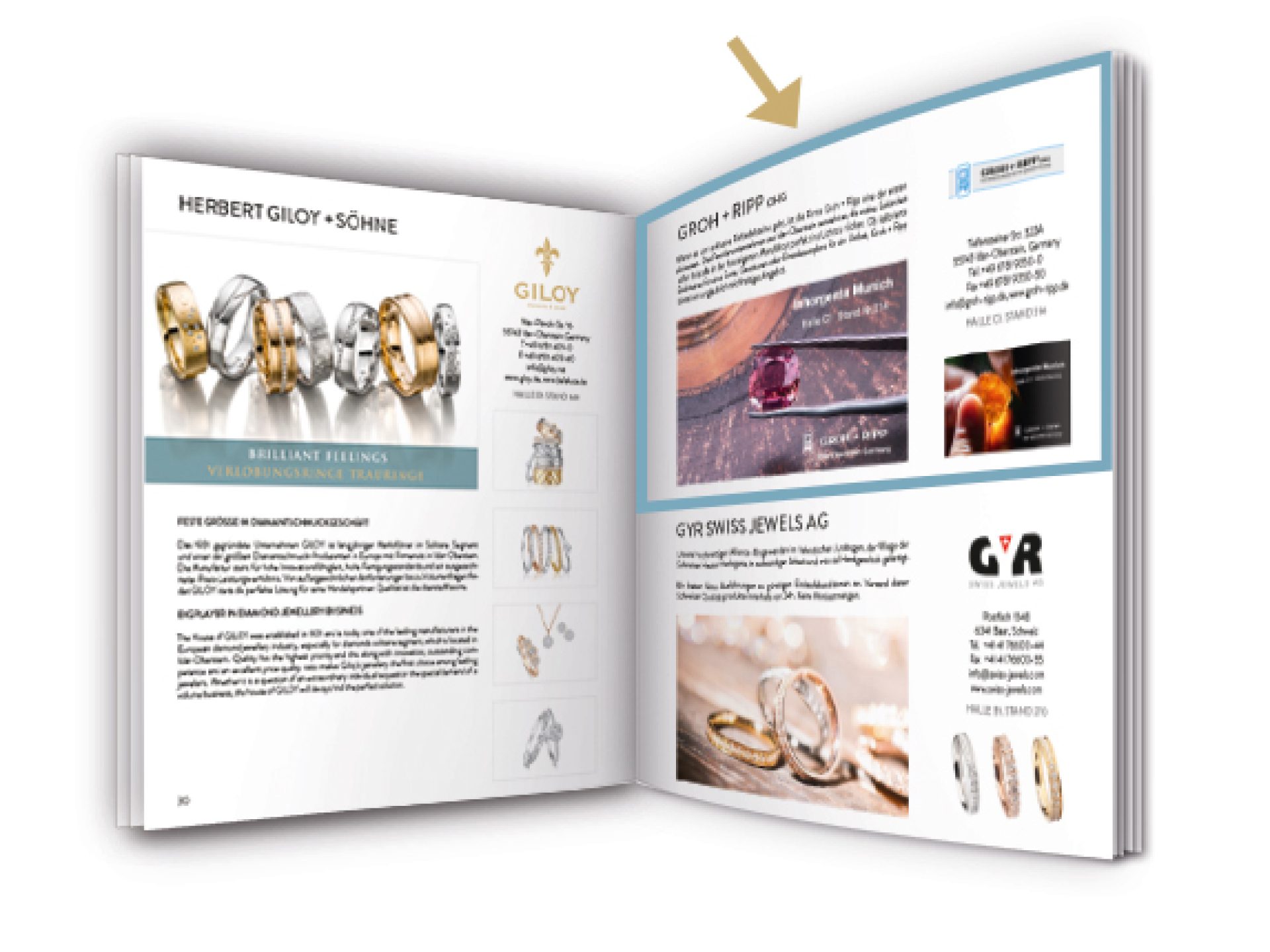 Half page product presentation