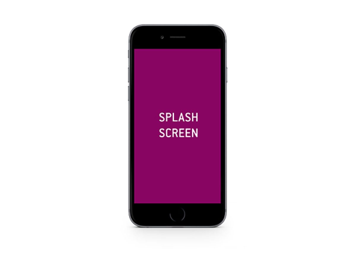 Splash screen in the app