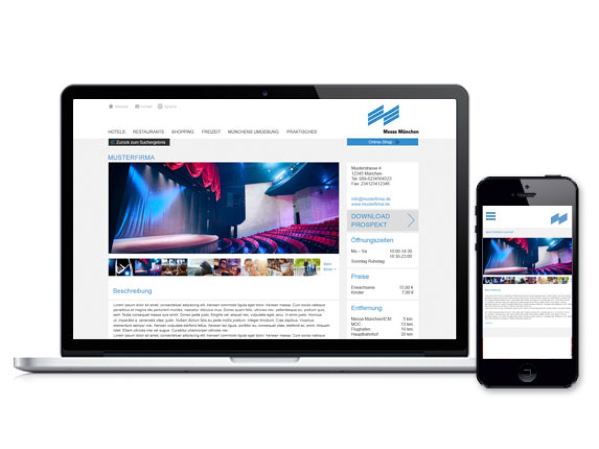 Ihr Eintrag im Online City Guide/App