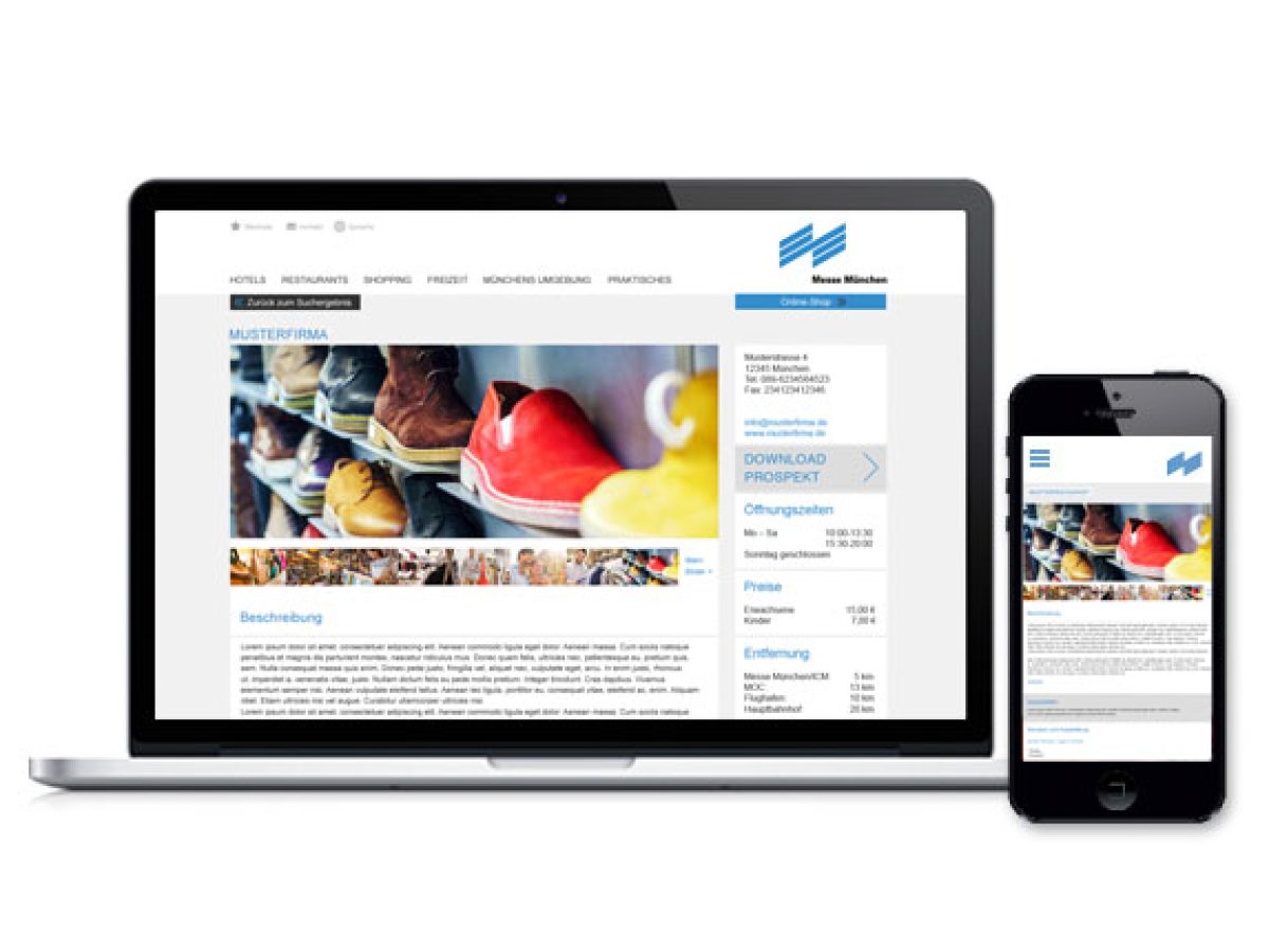 Ihr Eintrag im Online City Guide/App