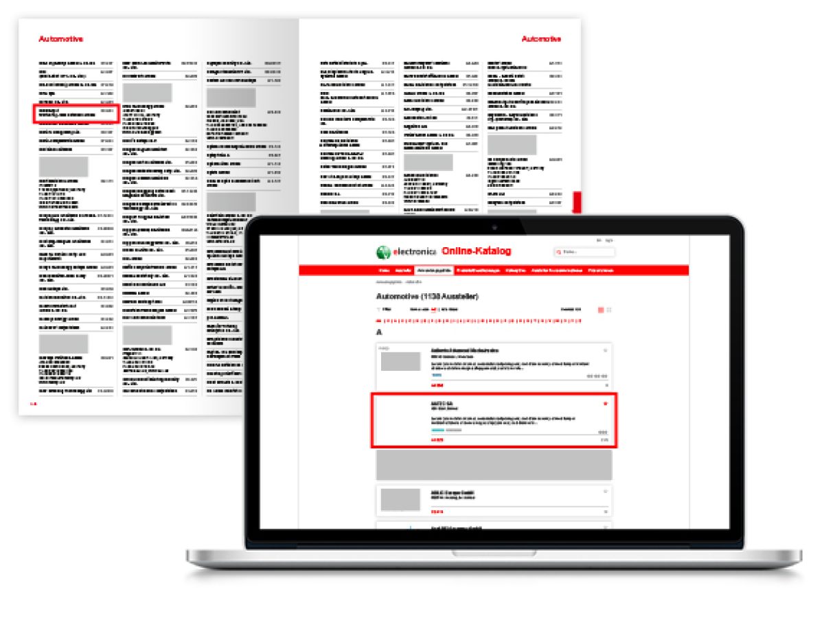Eintrag im Produkt- und Dienstleistungsverzeichnis