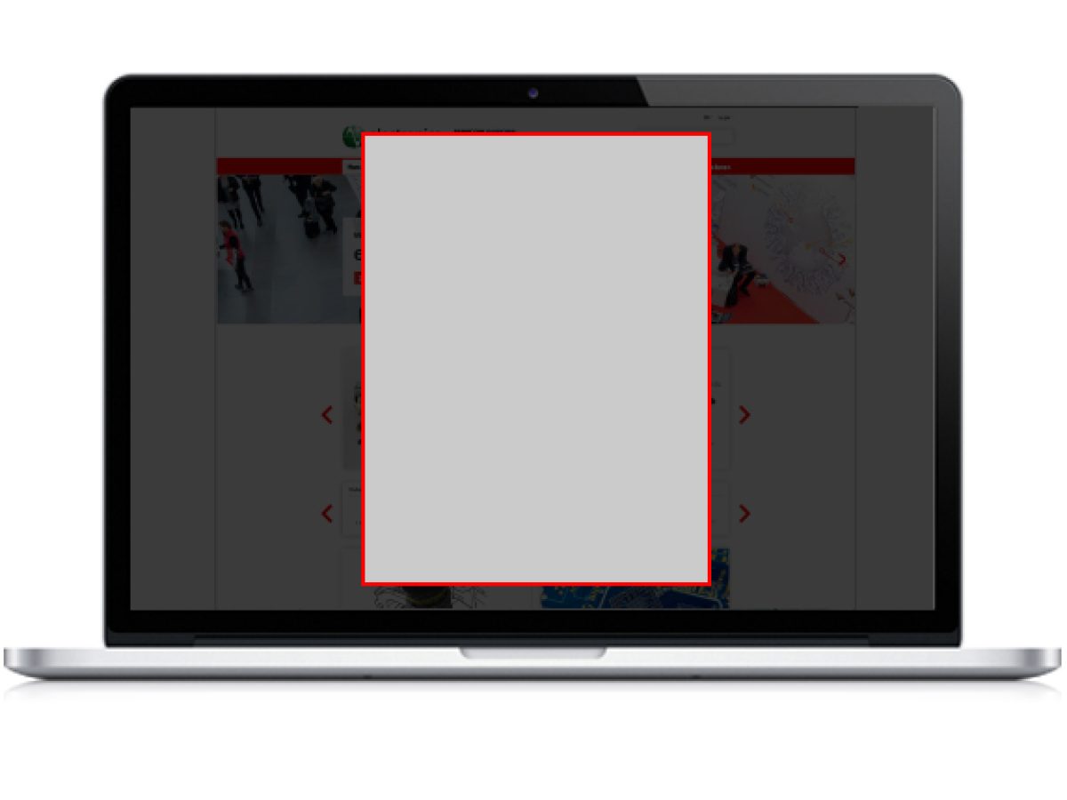 Exklusives Welcome Interstitial