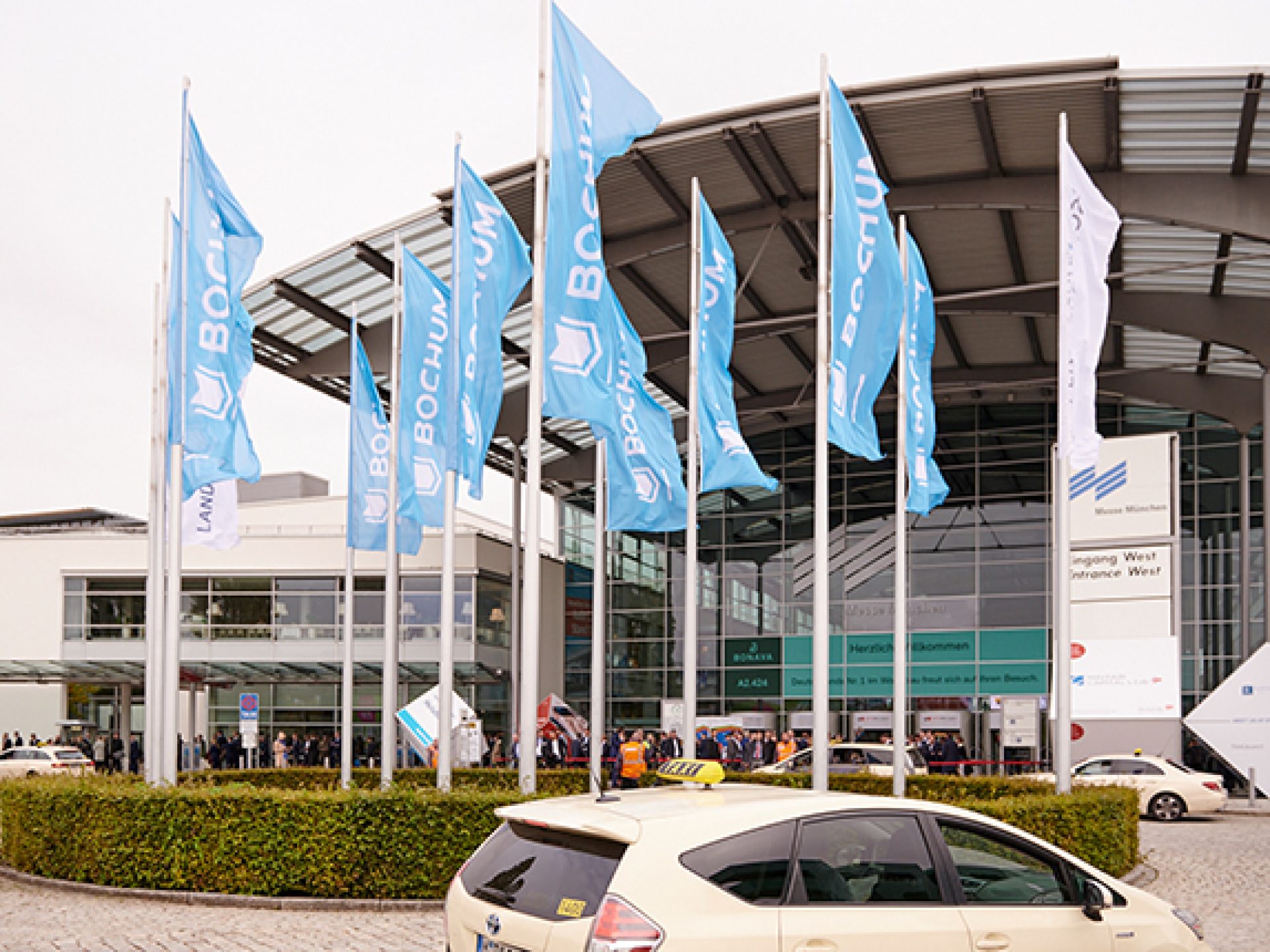 Flags, Entrance West