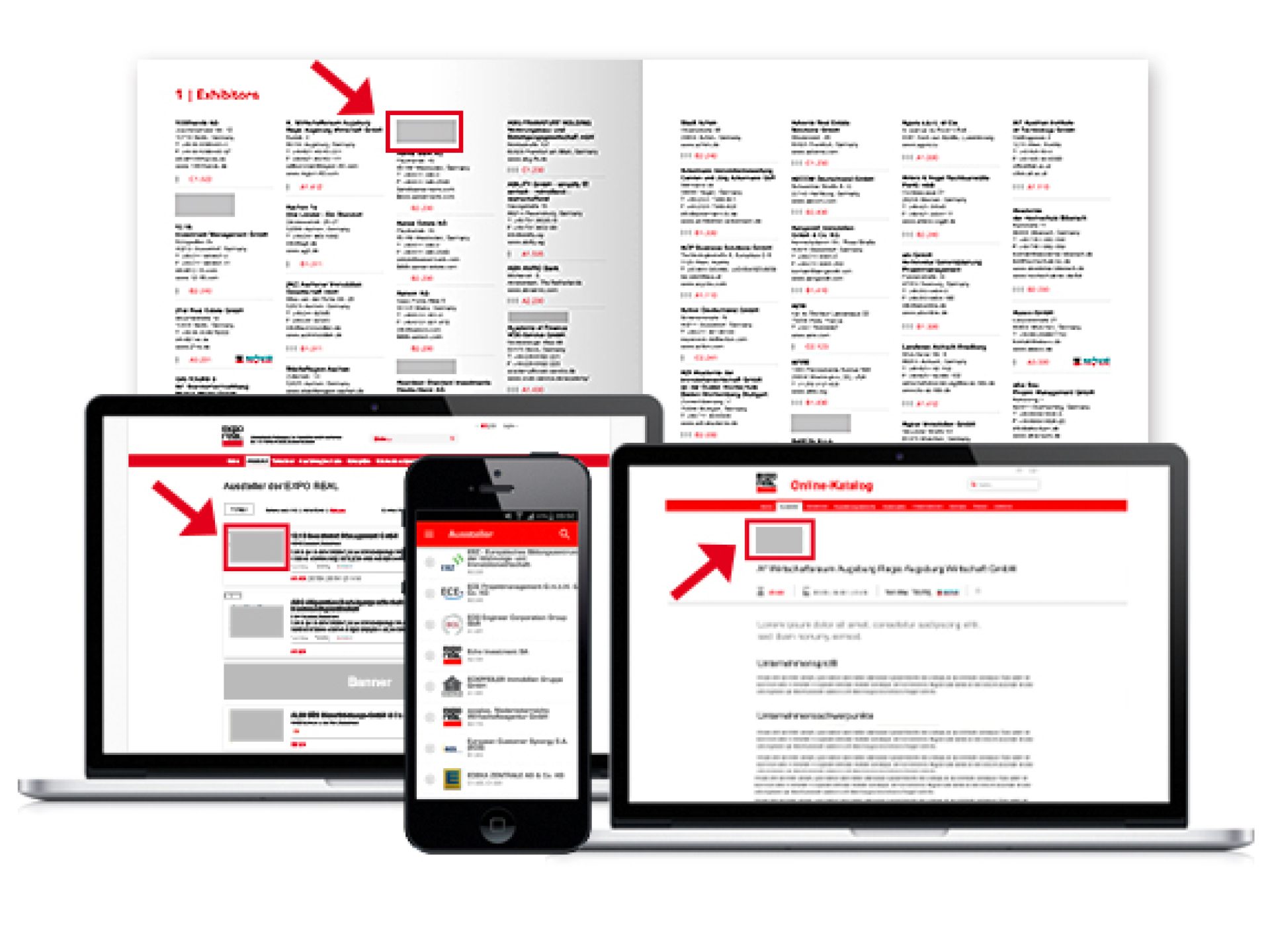 Logo im EXPO REAL Guide, Branchenverzeichnis & in der App