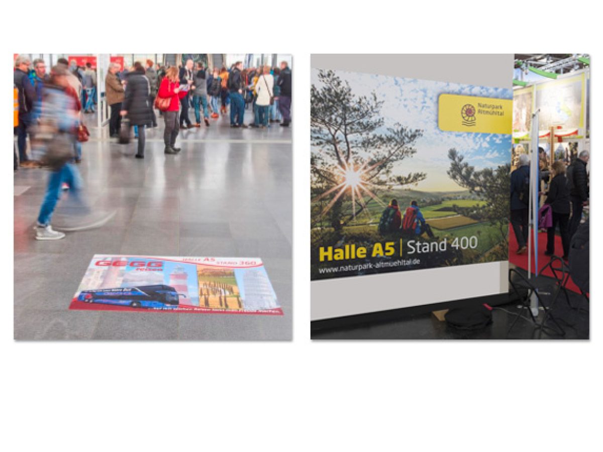 Floorgraphics & Halleneingangsflächen