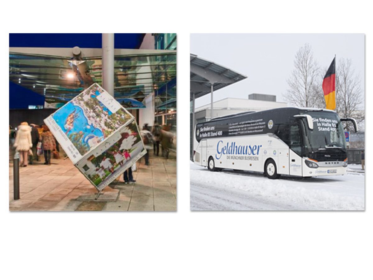 Advertising cube & exhibits