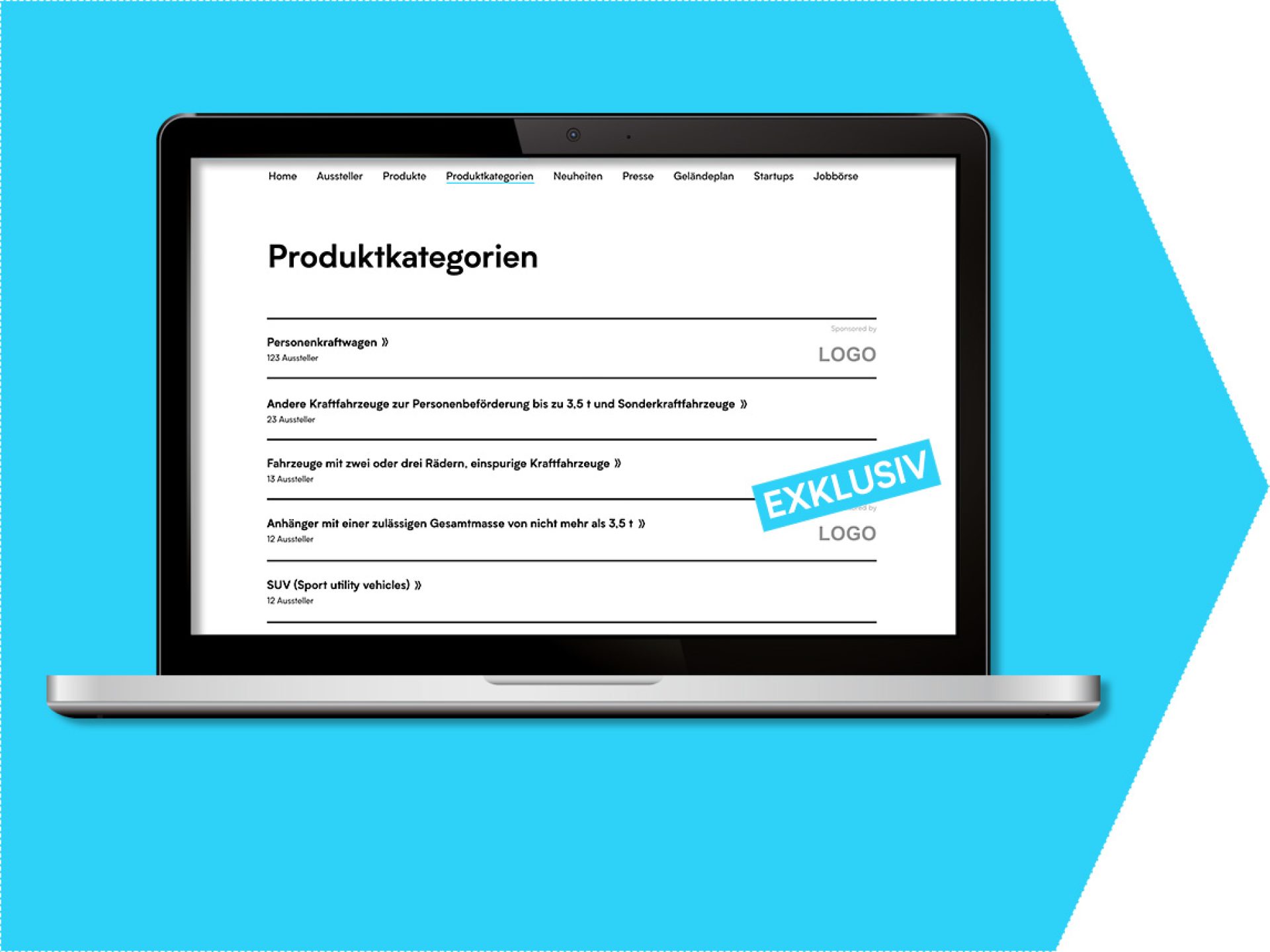 Logosponsoring Produktkategorie