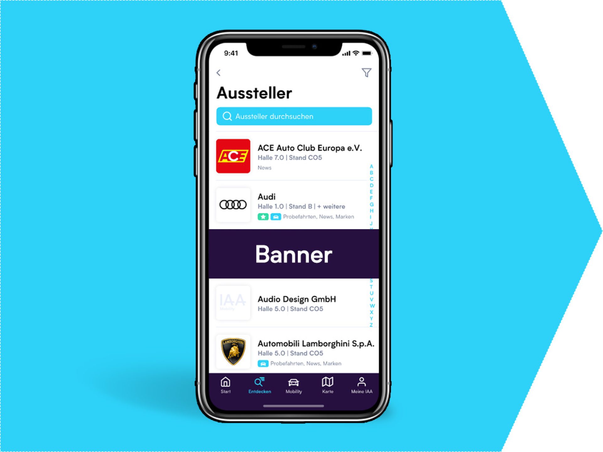 Directory banner