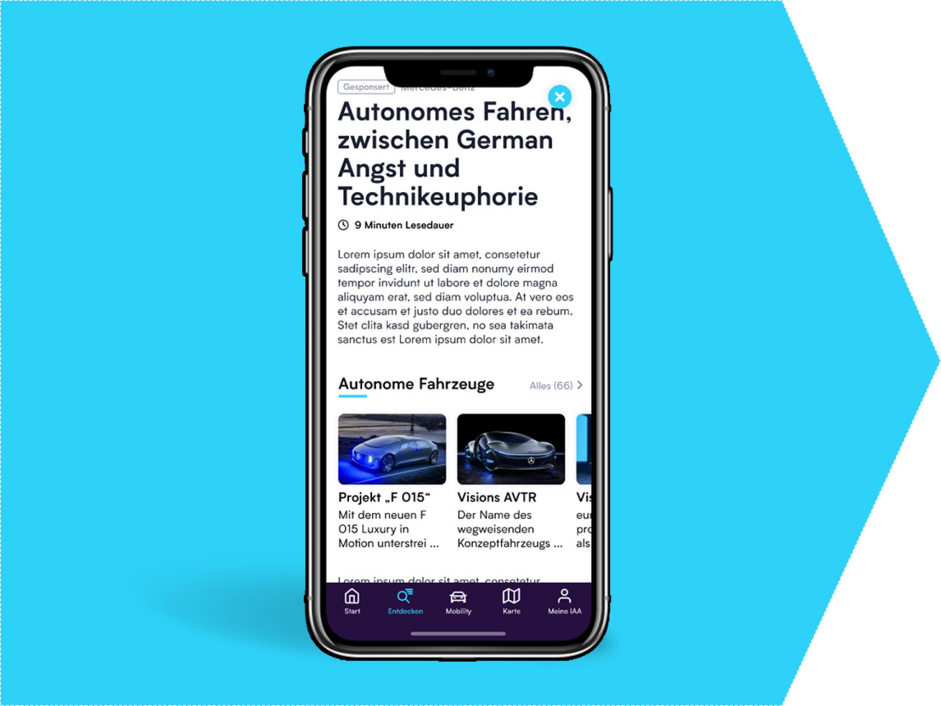 Detailed page of your industry news
