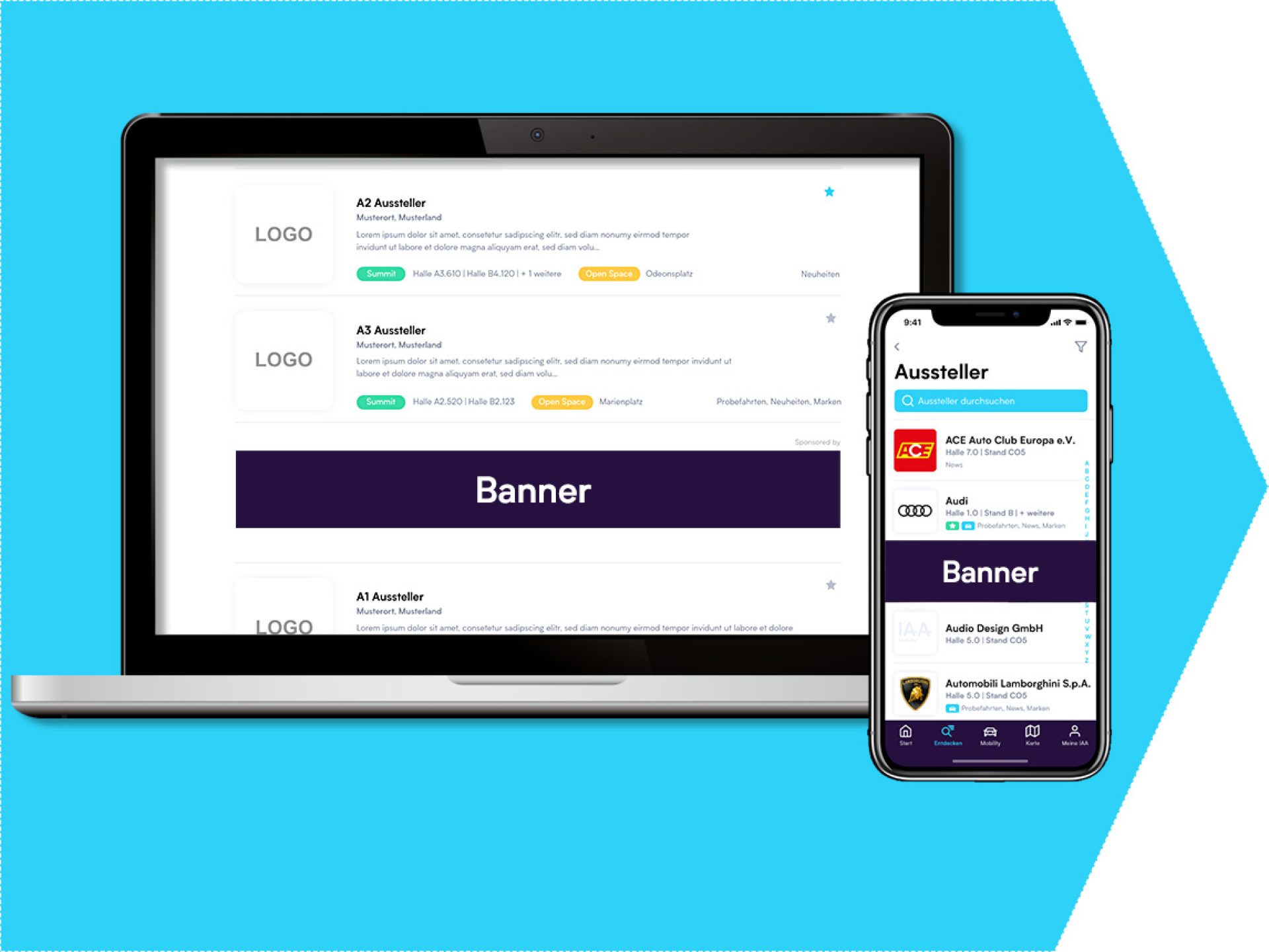 List banner