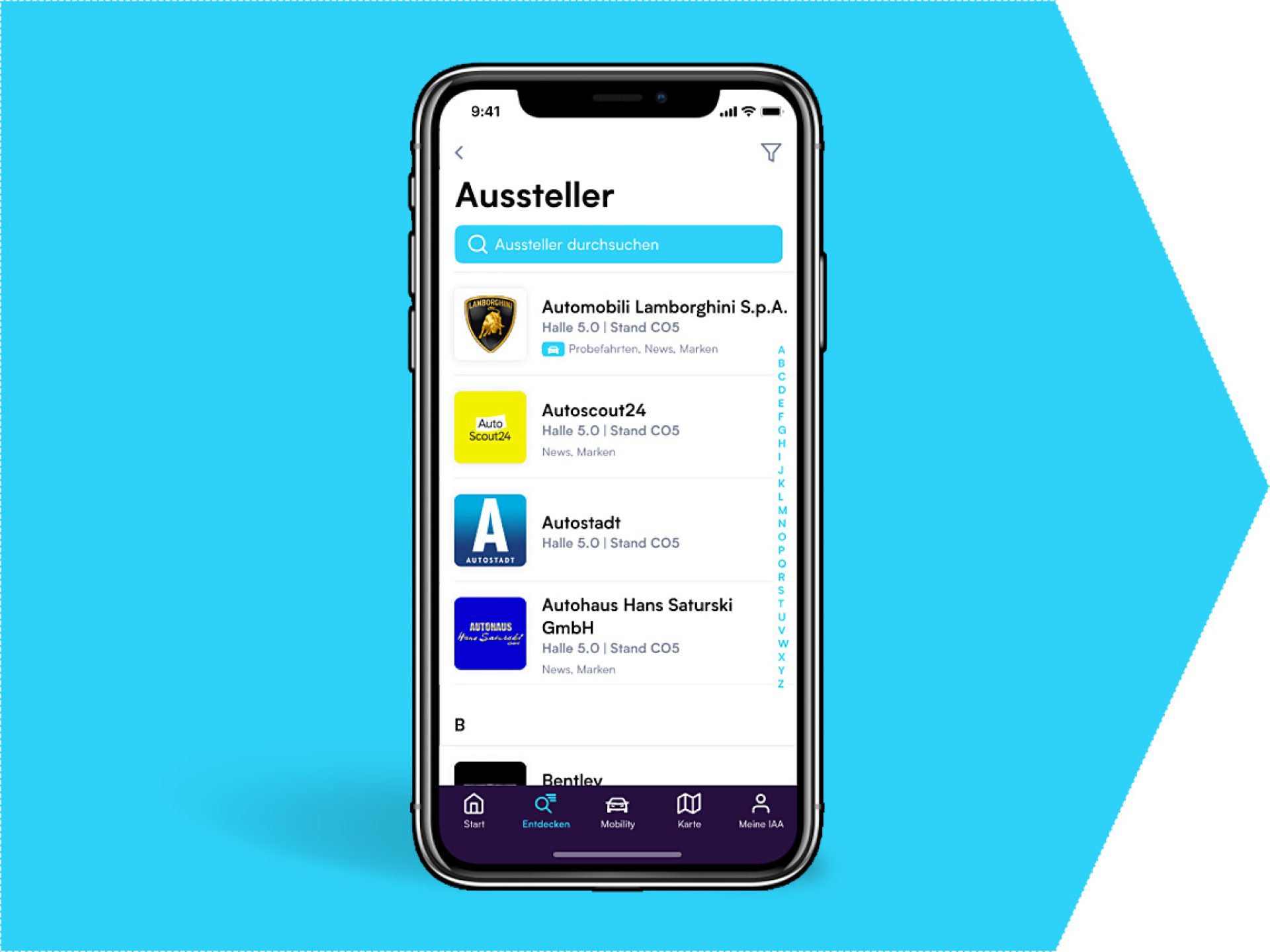 Logo in all lists (IAA app)
