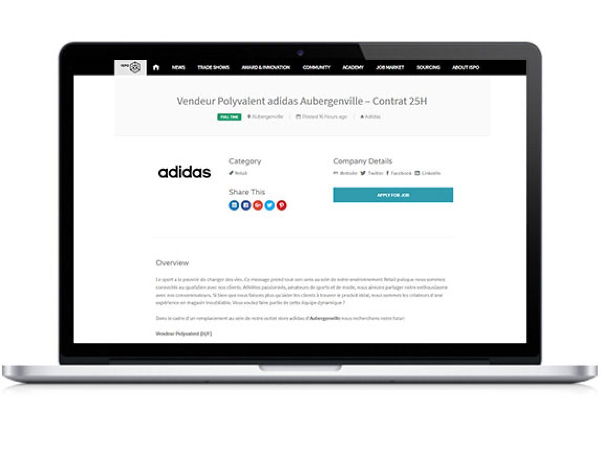 Sport job placement 