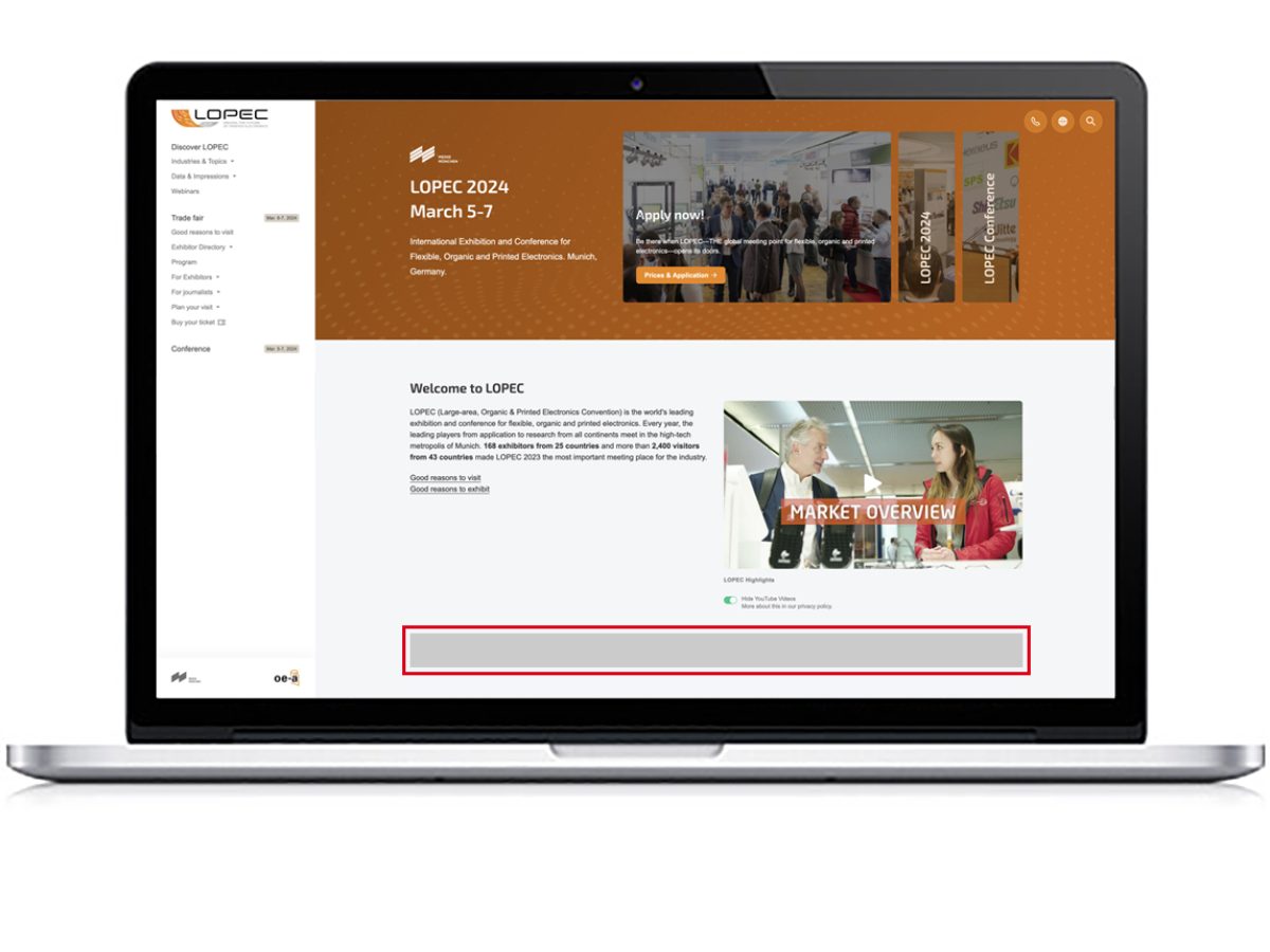 Landing-Page Banner Center