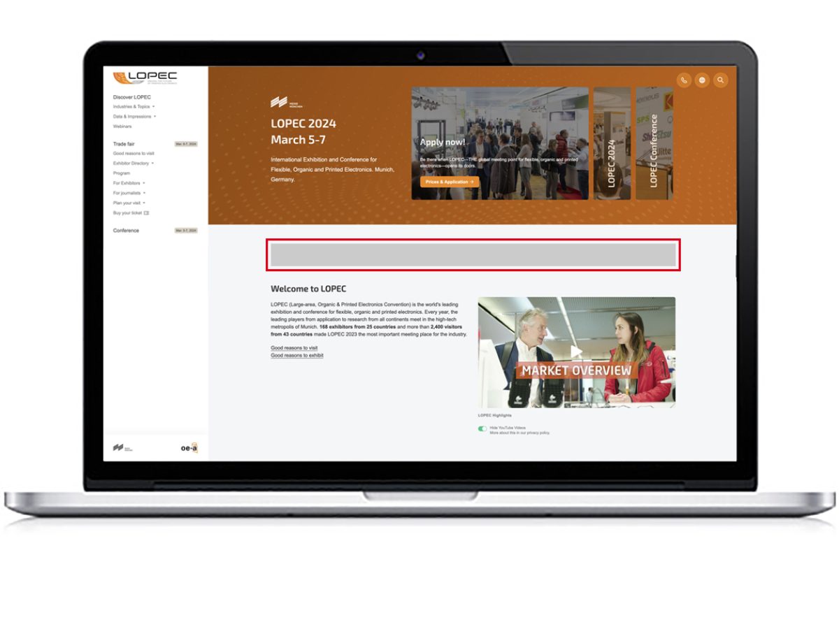 Landing-Page Banner Top