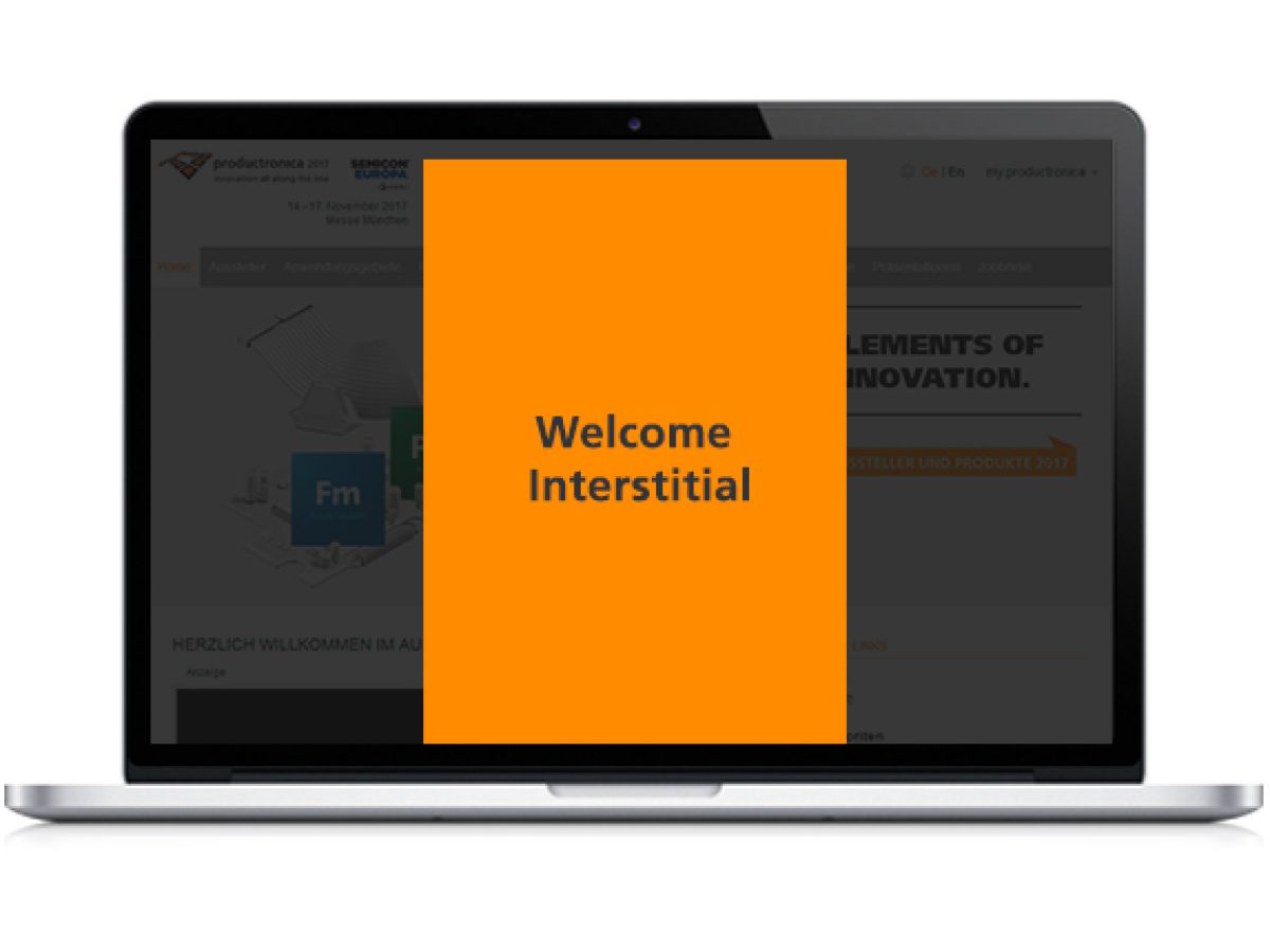 Welcome Interstitial